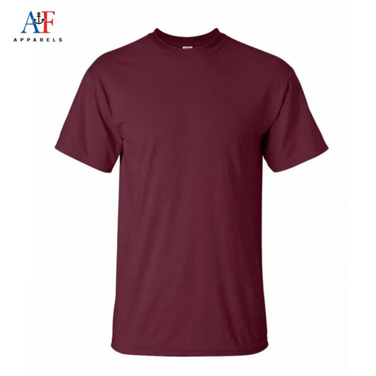1001 Adults Value Tee 4.3 Oz - Burgandy Color ( Most Popular Printers Tee ) / Available from 15th July - AF APPARELS(USA)
