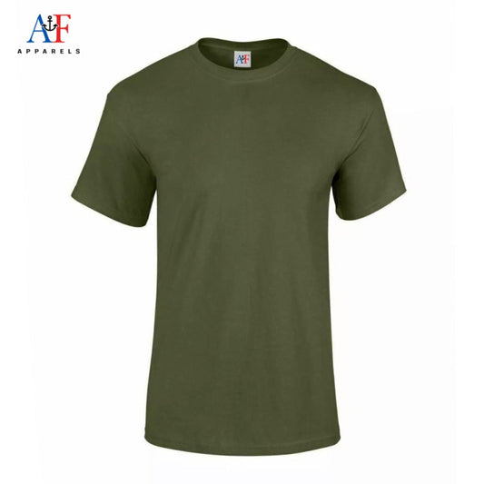 1001 Adults Value Tee 4.3 Oz - Military Green Color ( Most Popular Printers Tee ) / Available from 15th July - AF APPARELS(USA)