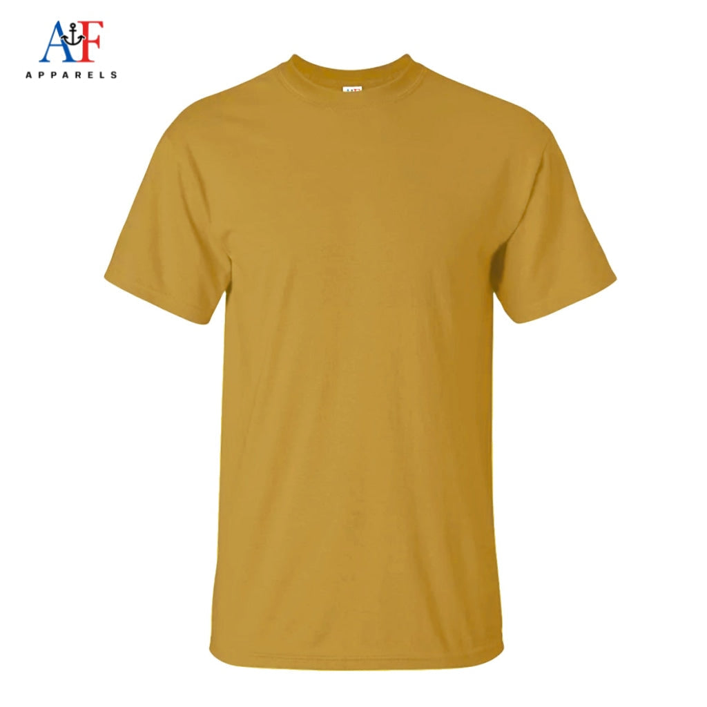 1001 Adults Value Tee 4.3 Oz - Mustard Color ( Most Popular Printers Tee ) / Available from 15th July - AF APPARELS(USA)