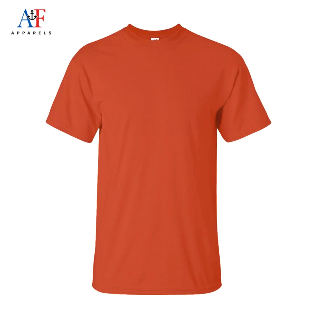 1001 Adults Value Tee 4.3 Oz - Orange Color ( Most Popular Printers Tee ) / Available from 15th July - AF APPARELS(USA)